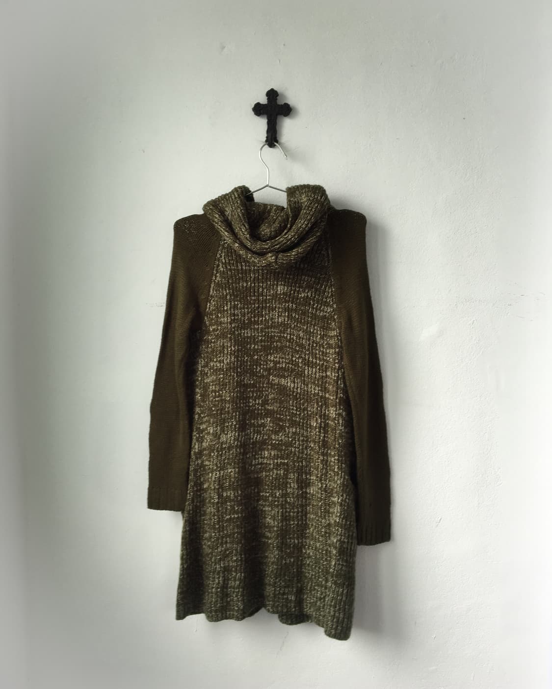Bokashi hood open knit caridgan 상품이미지2