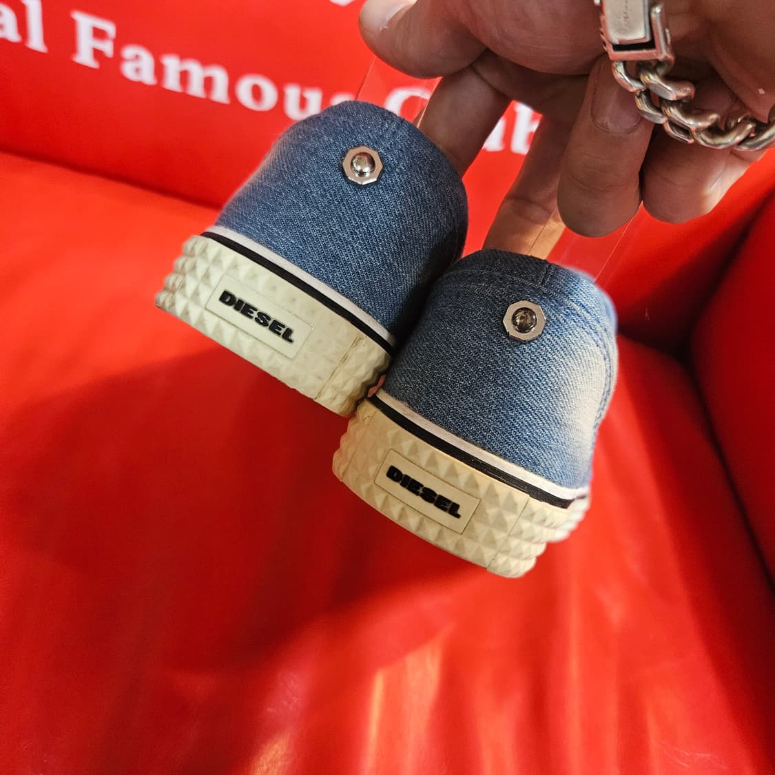 디젤(DIESEL) y2k 데님 워싱 슬립온 36size 상품이미지5