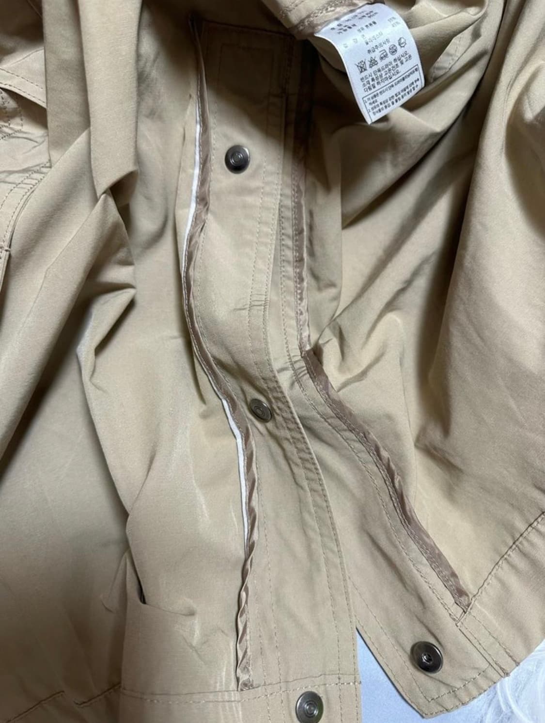 엣지 후드 롱 코트야상 남여공용 상품이미지7