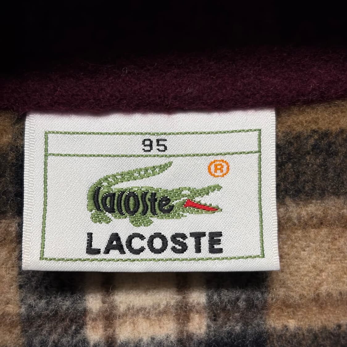 빈티지 라코스테 울 집업 상품이미지6