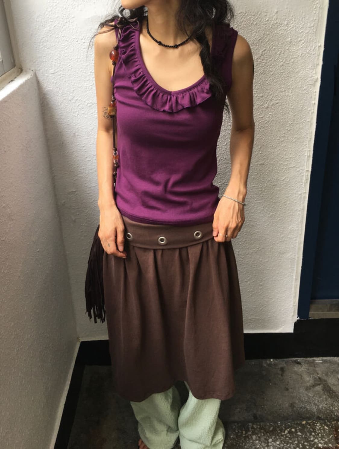 Frill sleeveless 상품이미지2
