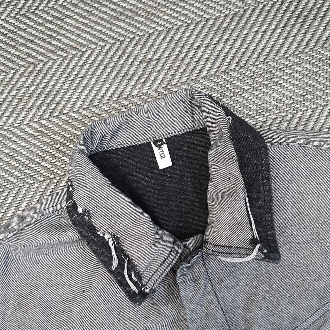 멋진 오버핏 데님 청자켓 남자105 상품이미지2