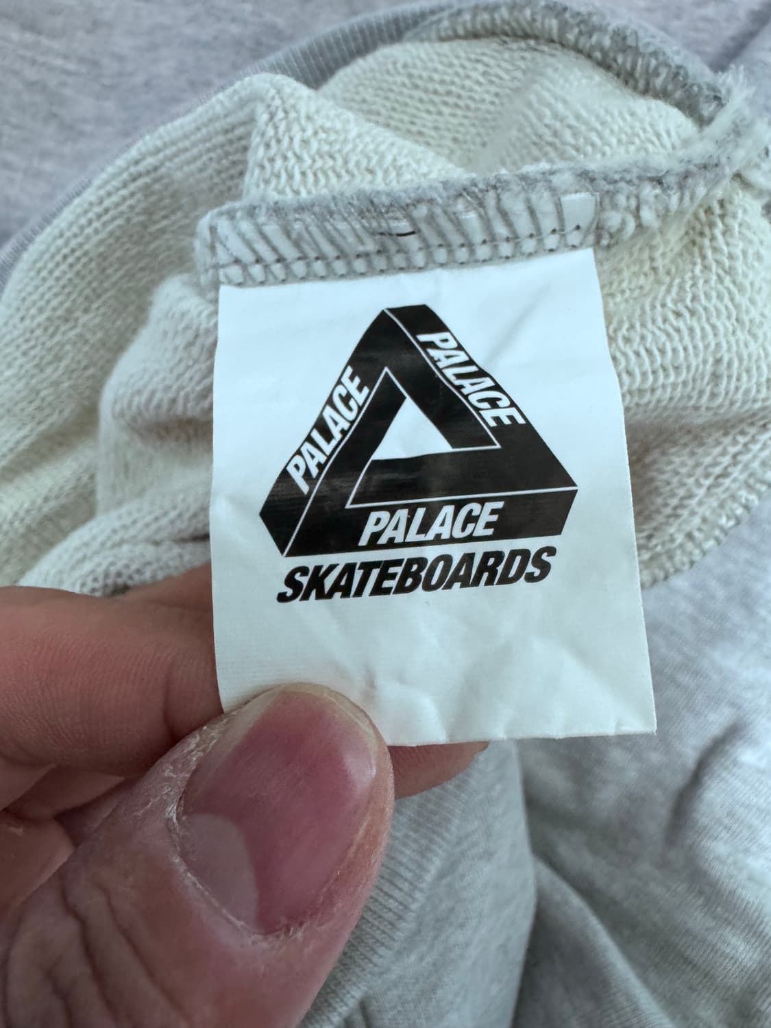 (중고/XL) palace lon dons crew grey XL 상품이미지6