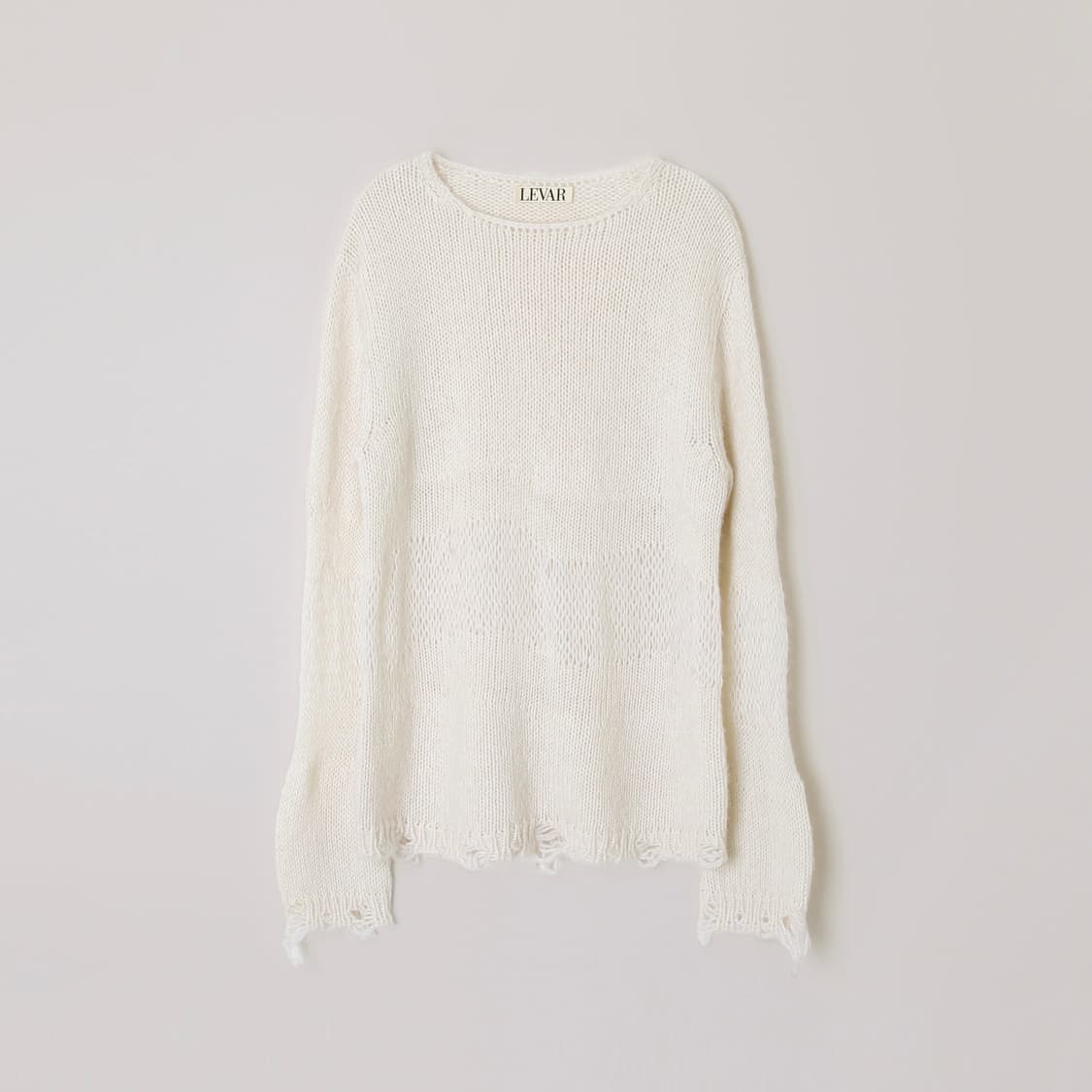 르바) Frost Winter Net Knit - Cream 상품이미지1
