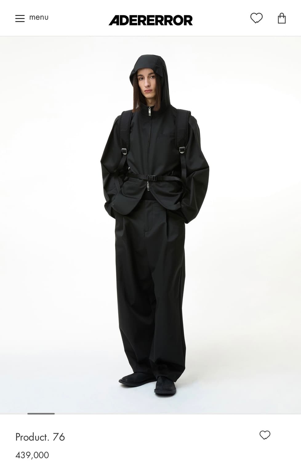 아더에러 product 76 느와르(블랙) L 상품이미지5