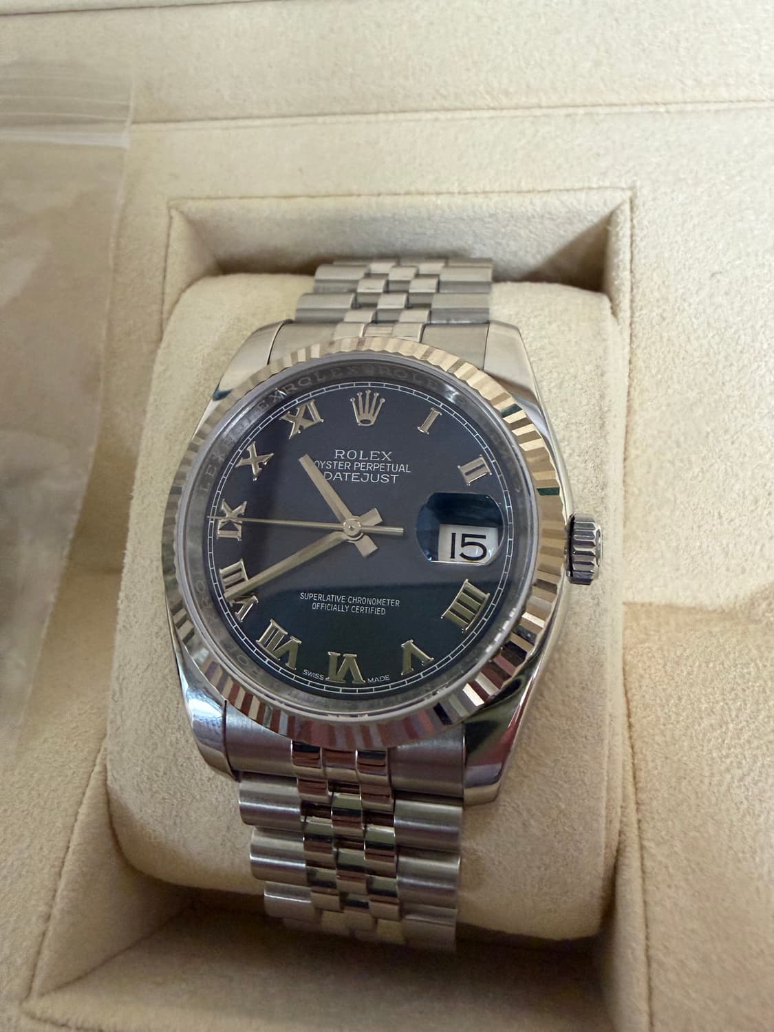 롤렉스 데이트저스트 116234 청판 로만 2019년 풀셋 1250만원 상품이미지2