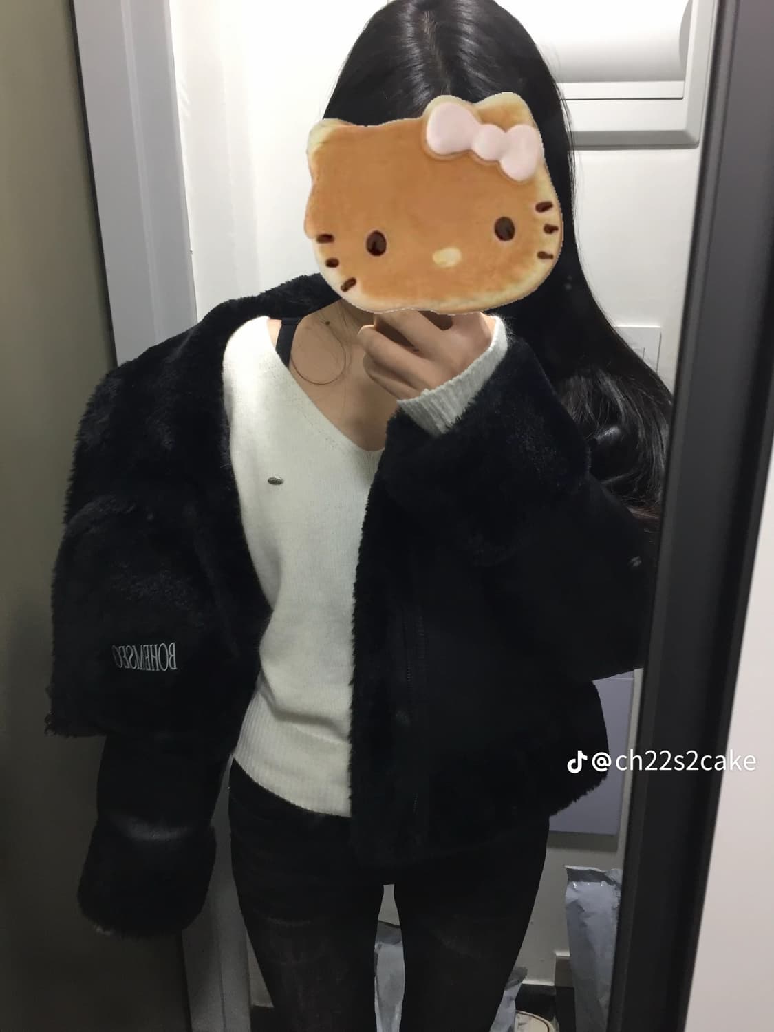 보헤메안서울 브이넥 울 니트 상품이미지4