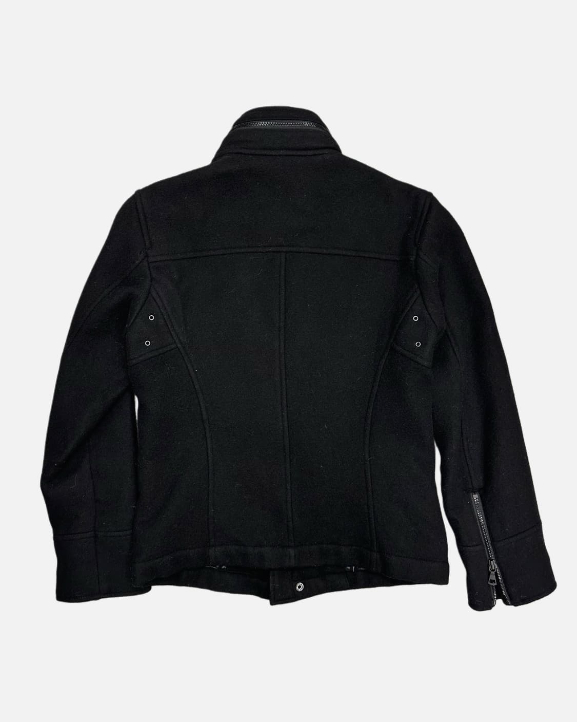 +J wool pocket black jacket 상품이미지5