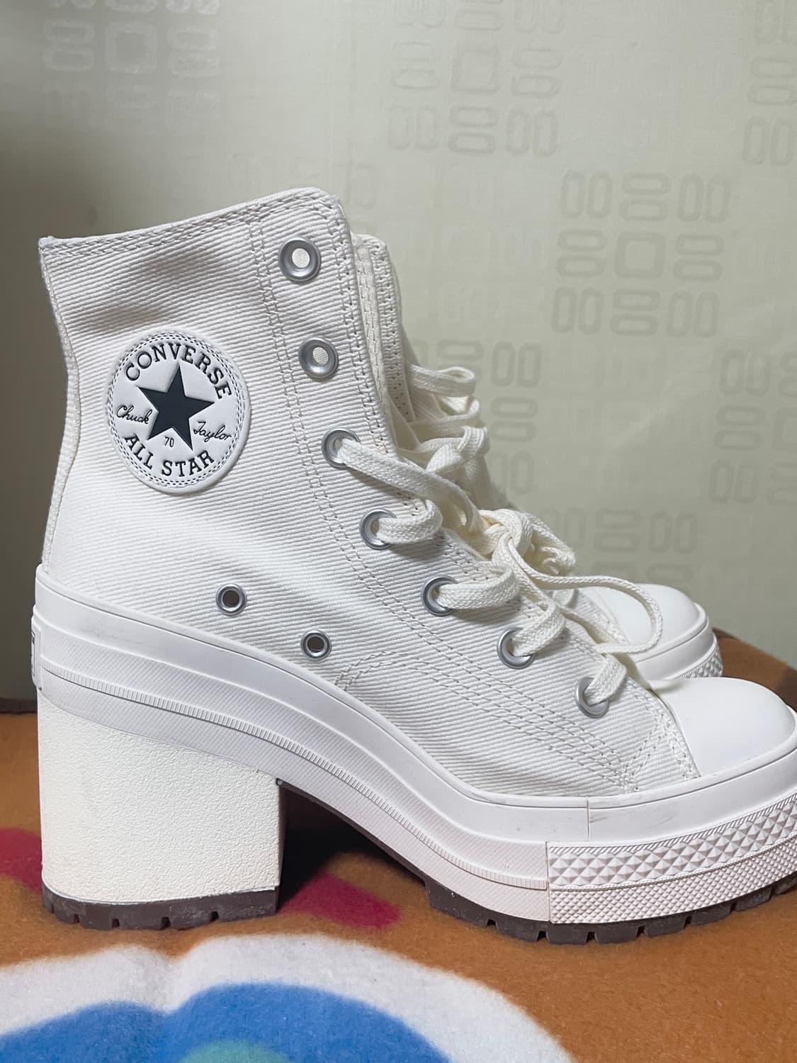 [컨버스] 척 70 디 럭스 힐 에그렛 베이지 235 상품이미지2