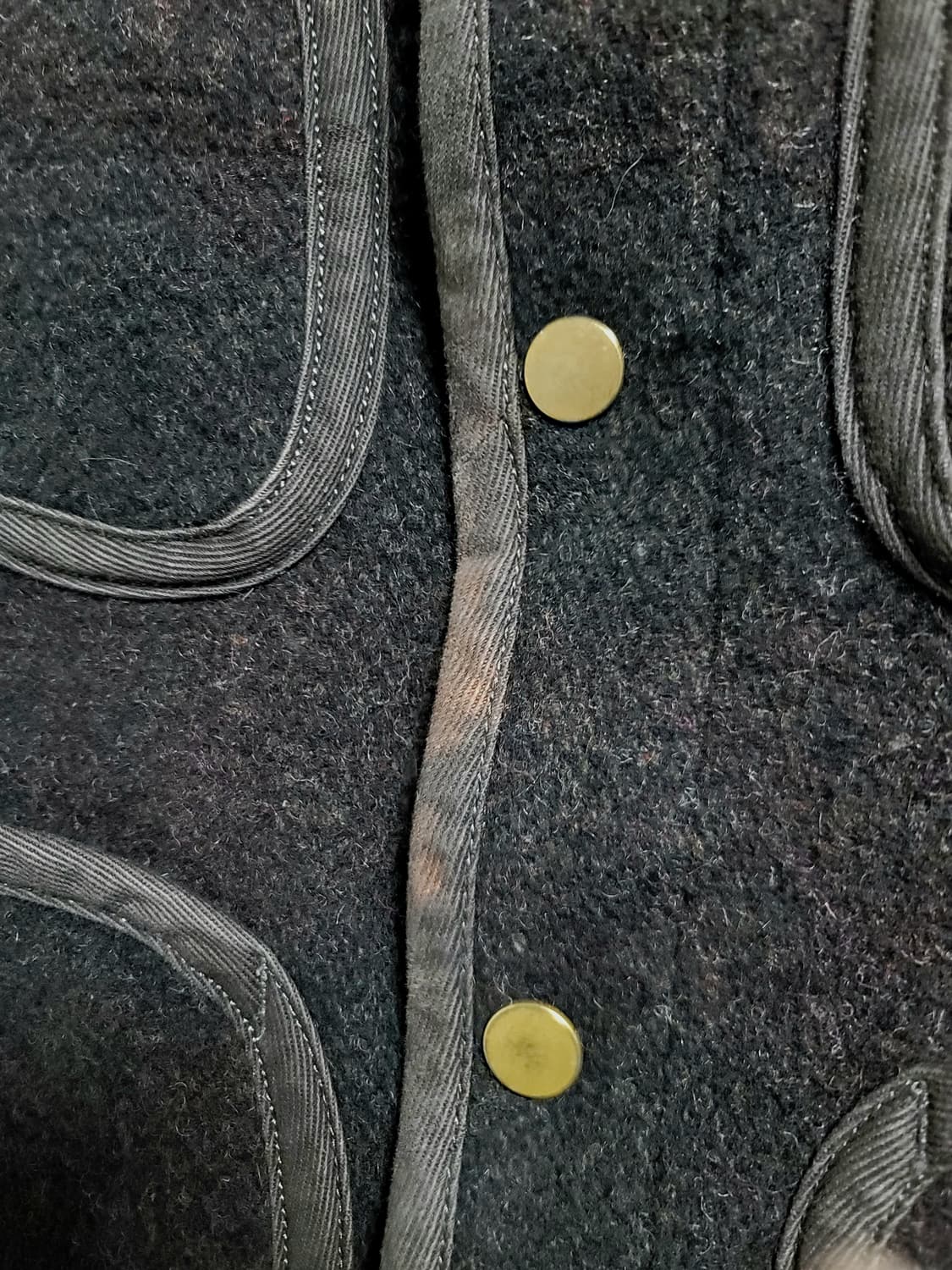 빔즈 브라운스비치 비치클로스 레드 버팔로체크 리버시블 베스트 상품이미지7