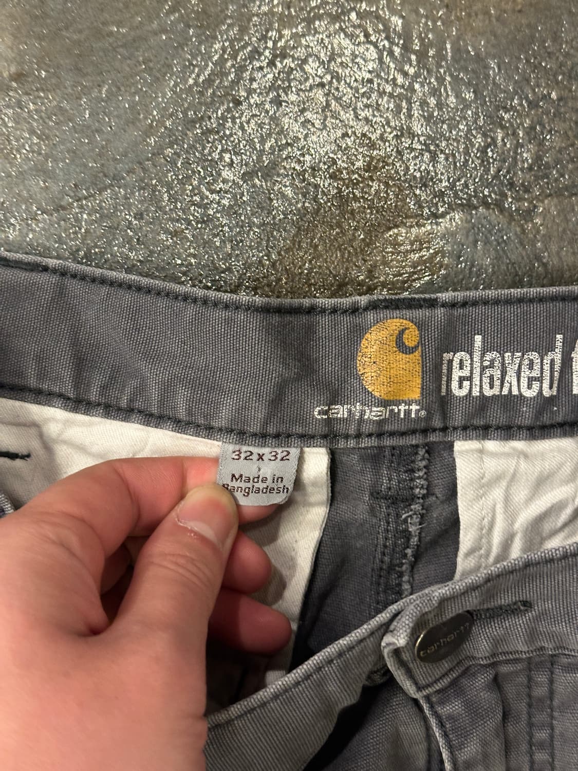 칼하트 릴렉스핏 워크팬츠 32x32 상품이미지6