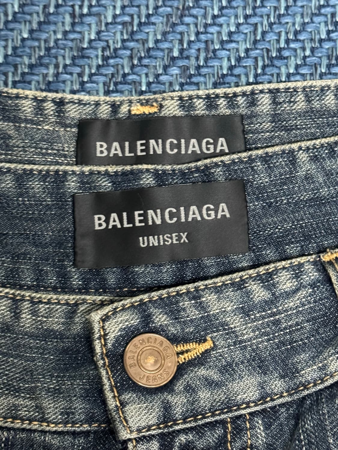 발렌시아가 아프론 하이브리드 데님팬츠 상품이미지5