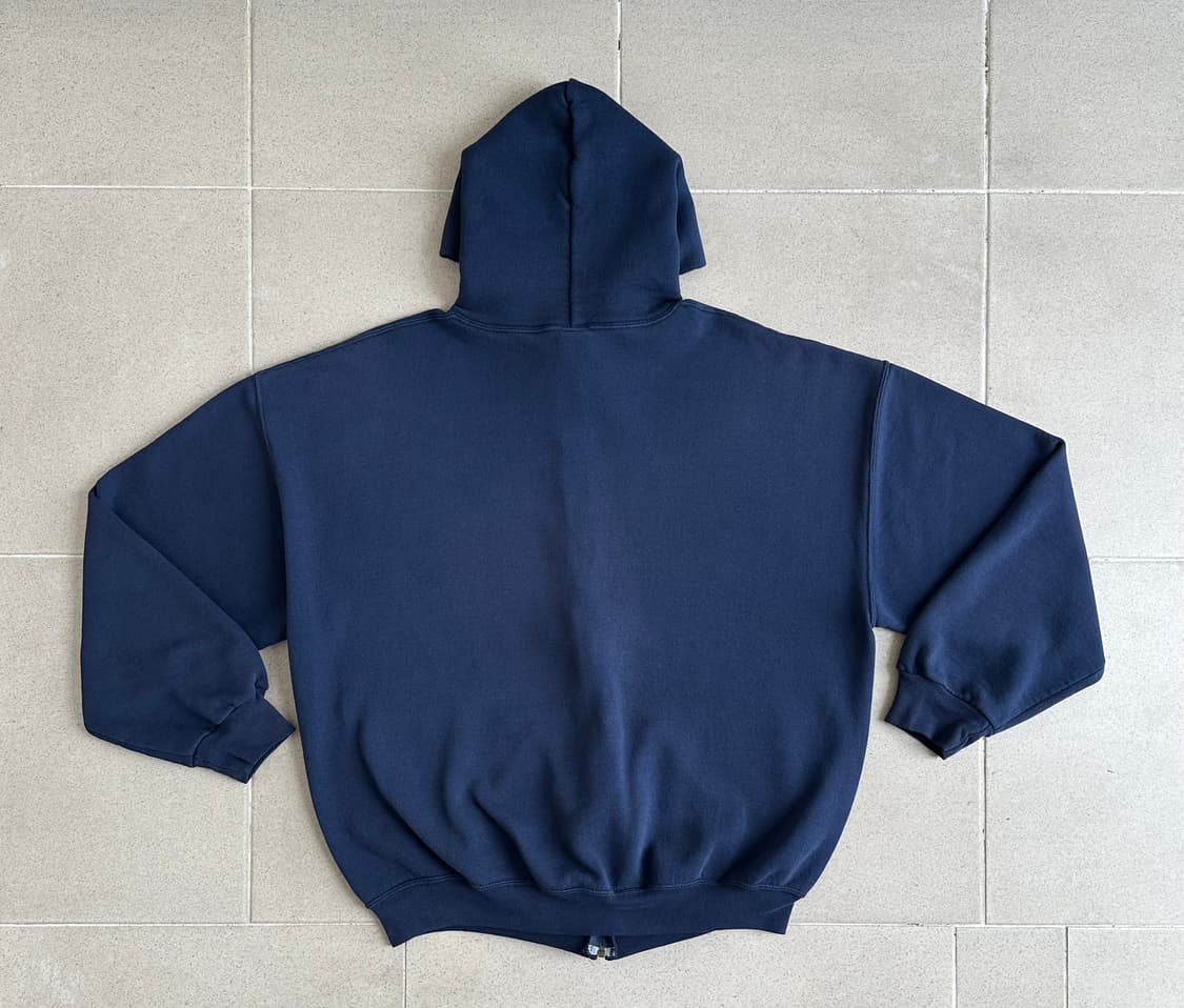00s 빈티지 러셀 후드집업 네이비 XL 상품이미지2