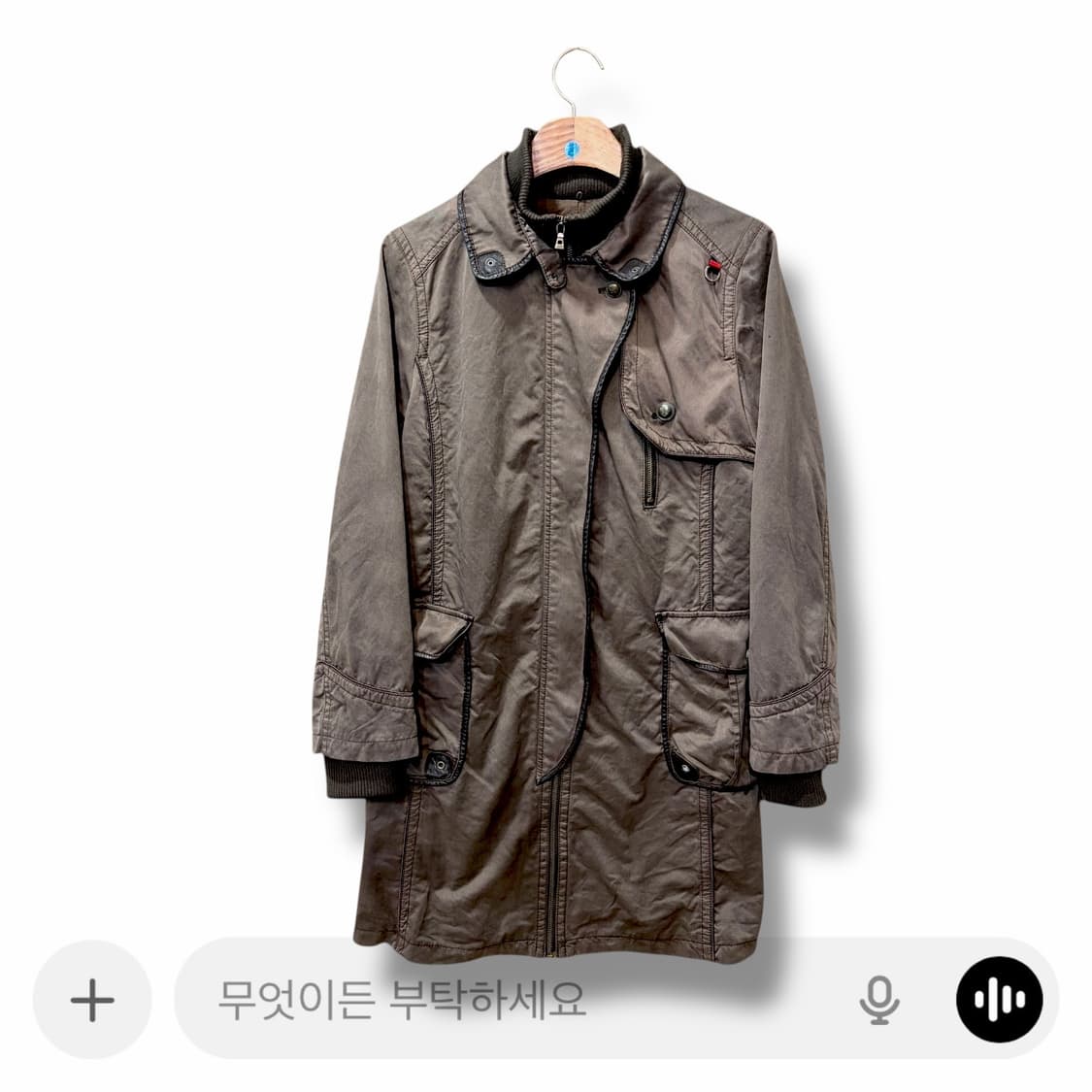 빈티지 밀리터리 디테일 코트 (L) 상품이미지1