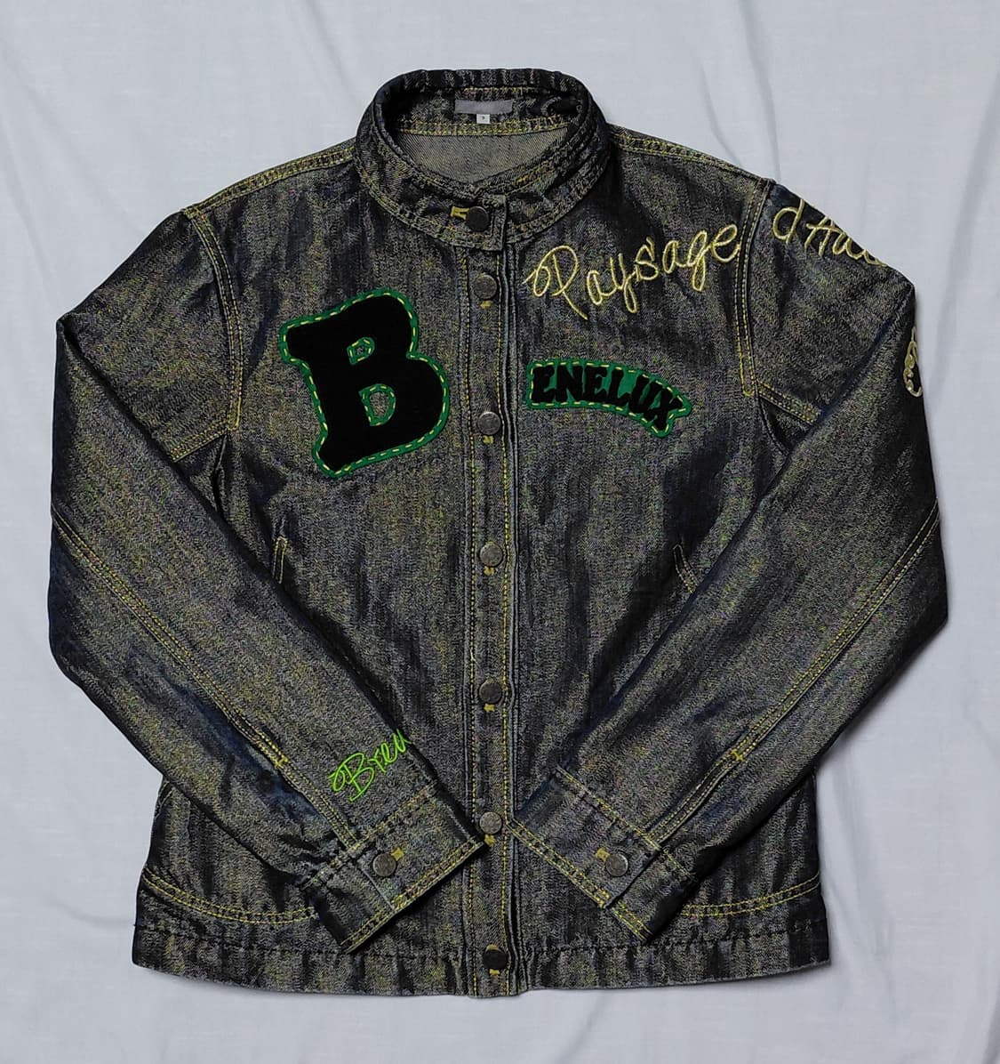 [TOKUKO 1er Vol] 토쿠코 푸르미에 볼 자수 데님 자켓 상품이미지1