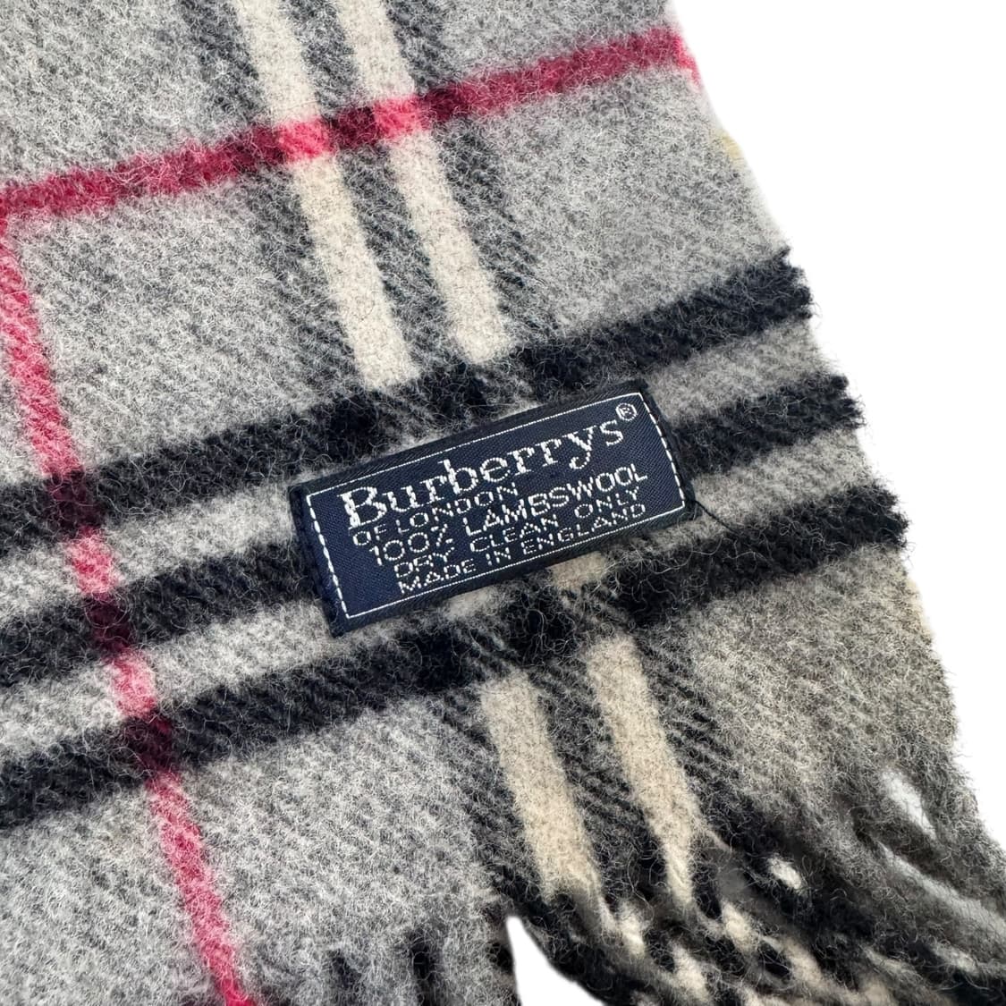 정품 버버리 노바체크 그레이 머플러 상품이미지4