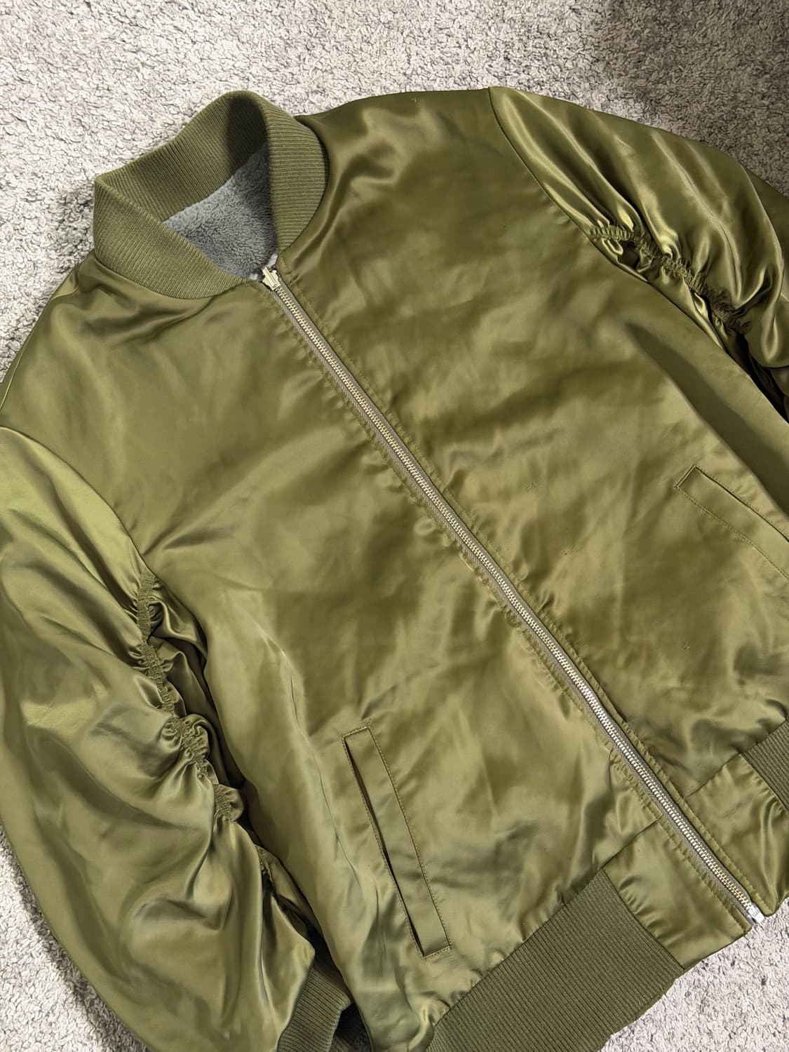 HARE 퍼 베스트 리버시블 MA-1 상품이미지7