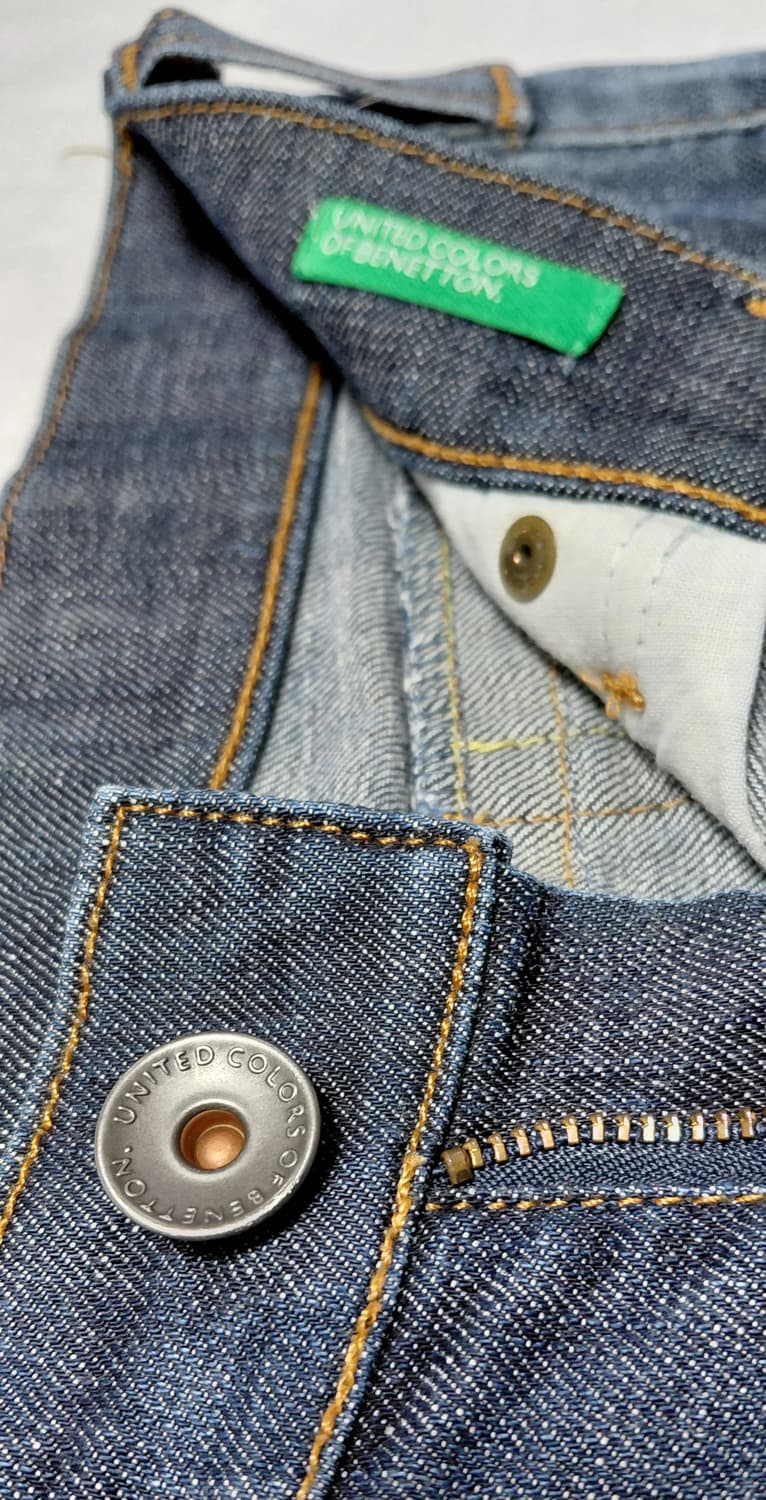 [BENETTON] 베네통 레더 패치 슬림 스트레치 데님 (26) 상품이미지6