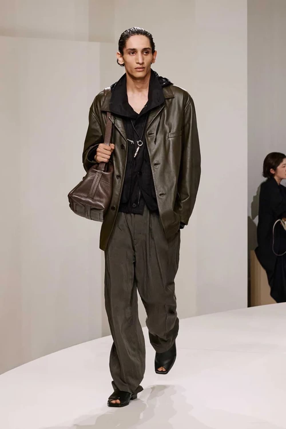 (M) 25ss 르메르 레더 카코트 상품이미지1