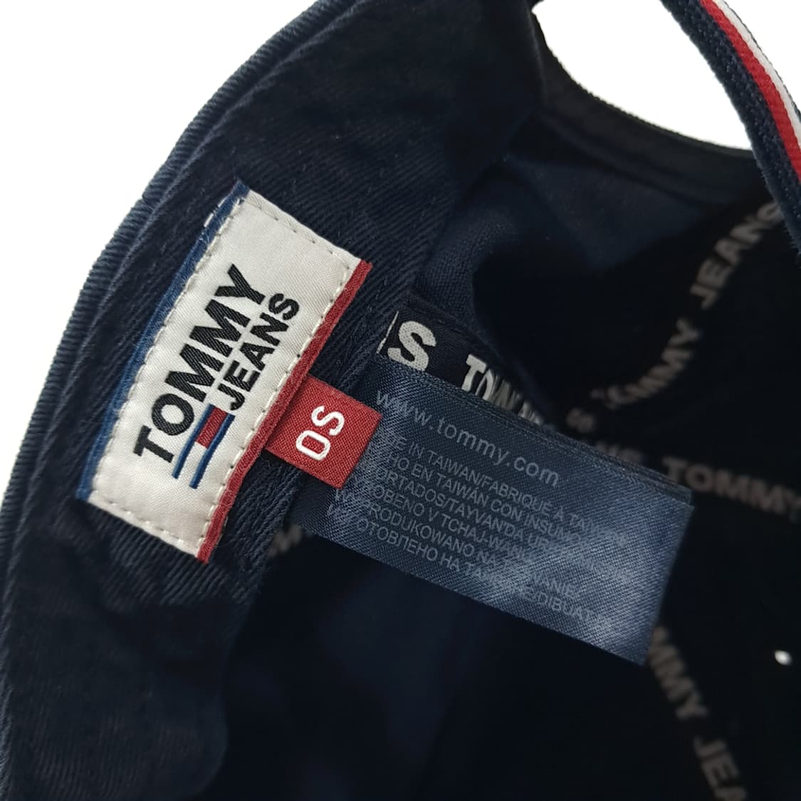 CK350 타미힐피거 90s 대만판 다크네이비 볼캡 모자 상품이미지7