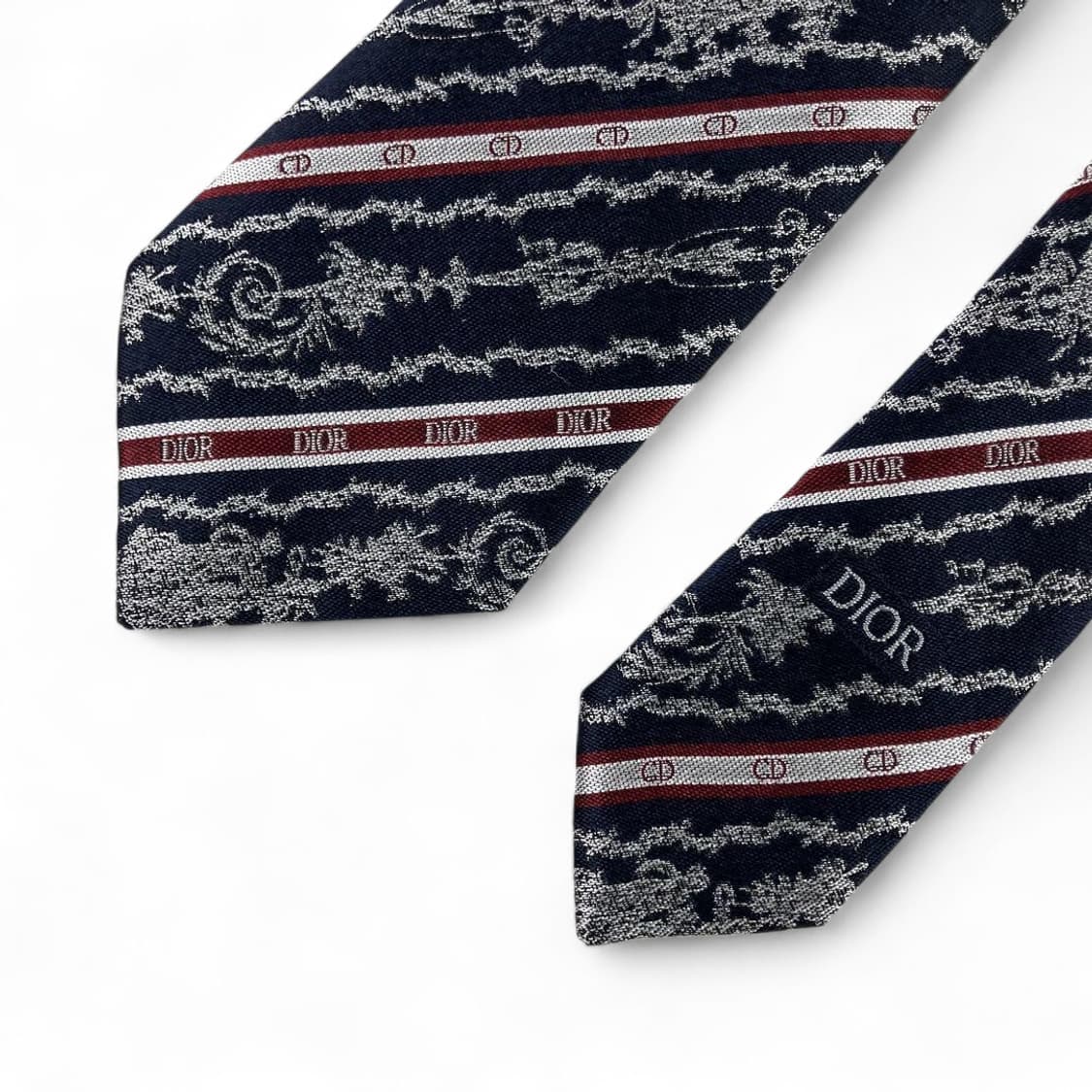 디올옴므 쟈카드 실크 넥타이 상품이미지4