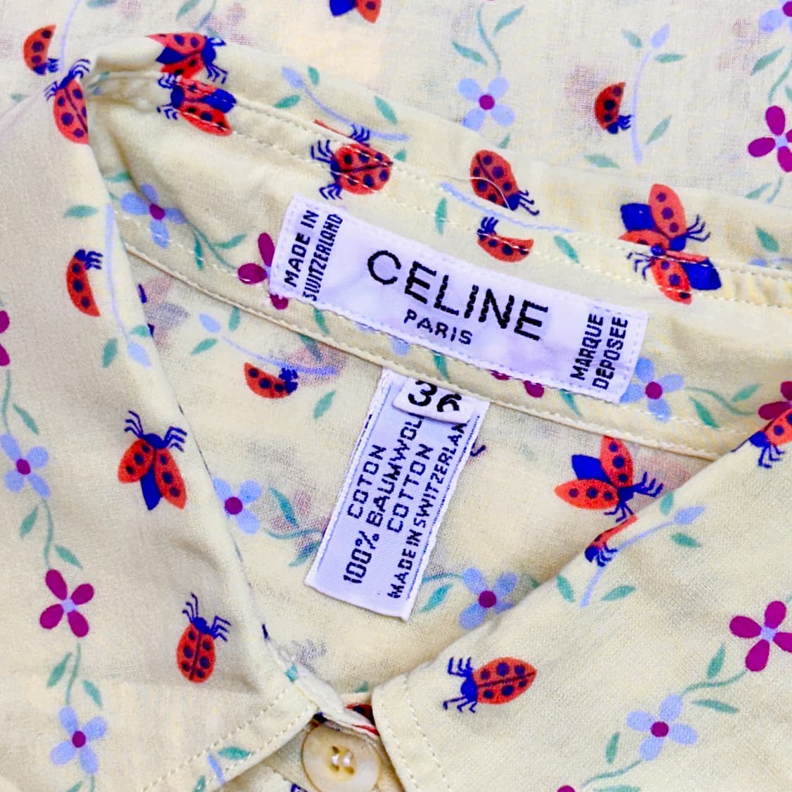 셀린느 레이디버그 코튼 블라우스 상품이미지3