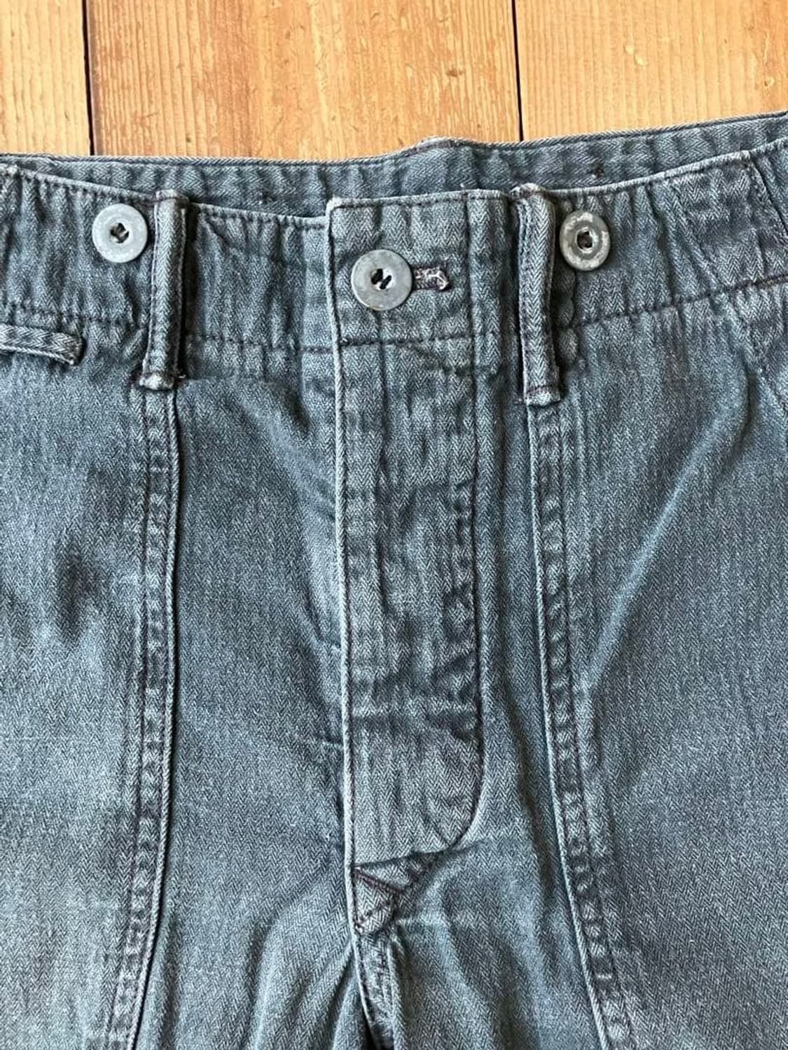 RRL 더블알엘 US 밀리터리 헤린본 트윌 베이커 쇼츠 상품이미지5