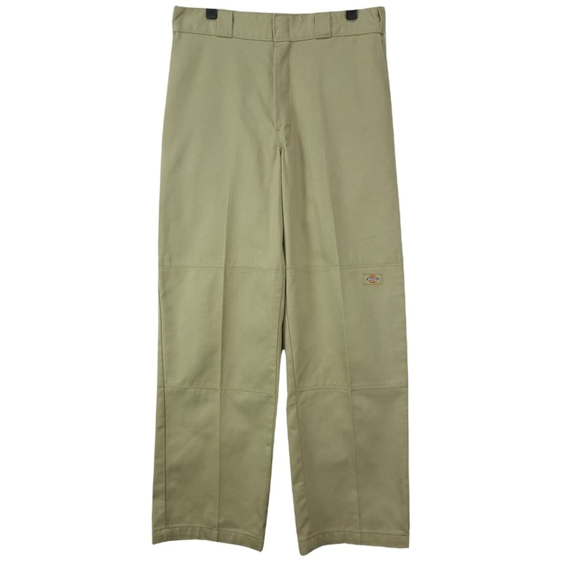 [디키즈] 로고 패치 더블니 와이드 워크 팬츠 베이지 M20064 상품이미지2