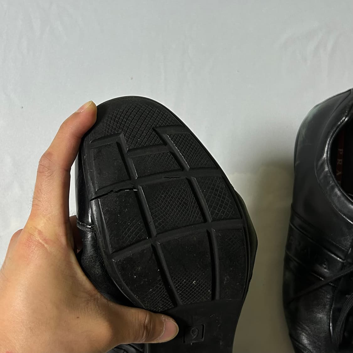 Prada sports leather sneakers 상품이미지6