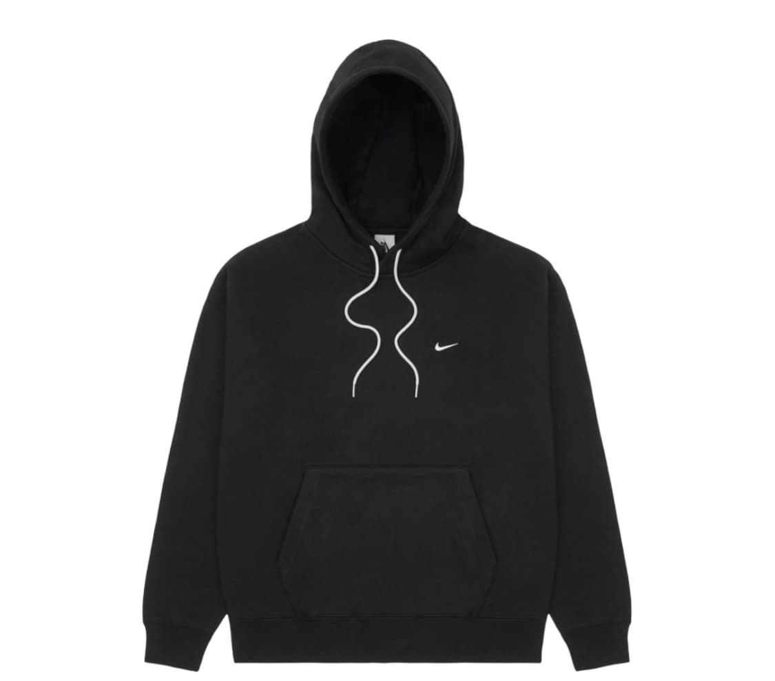 나이키 NRG 솔로 스우시 플리스 후드 블랙 화이트 상품이미지1