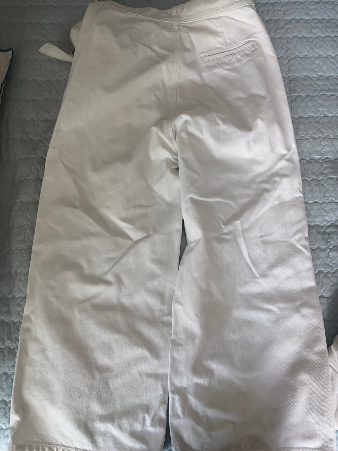 MM6 메종 마르지엘라 화이트 와이드 팬츠 size 36 상품이미지6