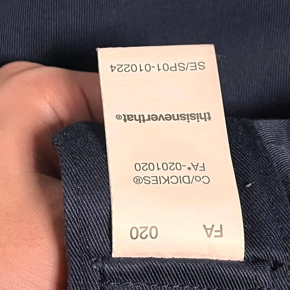 디스이즈네버댓 디키즈 워크자켓 L 네이비 상품이미지6