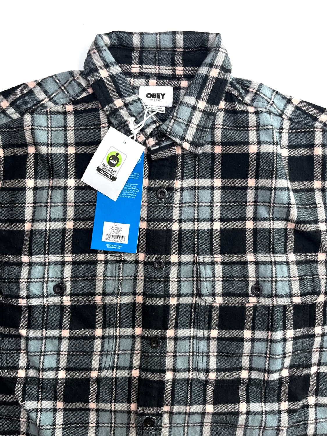 오베이 디비전 우븐 체크 셔츠 상품이미지3