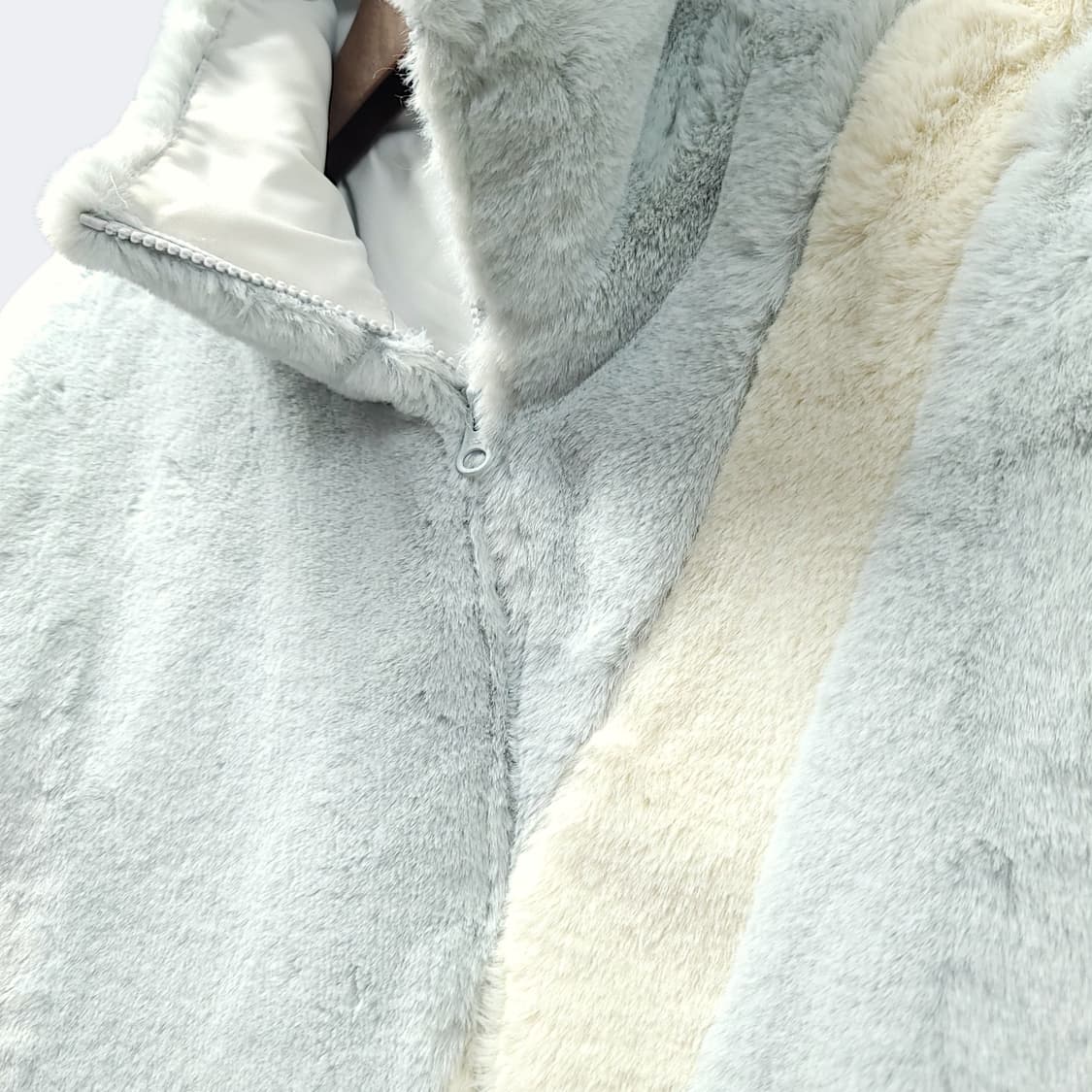 [90] 나이키 스카이블루 빅 스우시 셰르파 플리스 퍼 집업 자켓 상품이미지5