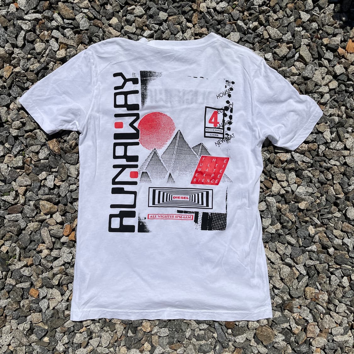 디젤 자수 나염 반팔 (실측확인) 상품이미지4