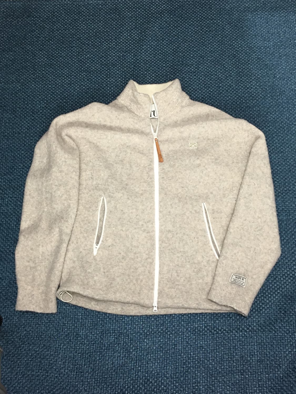 세터 니트집업 상품이미지1