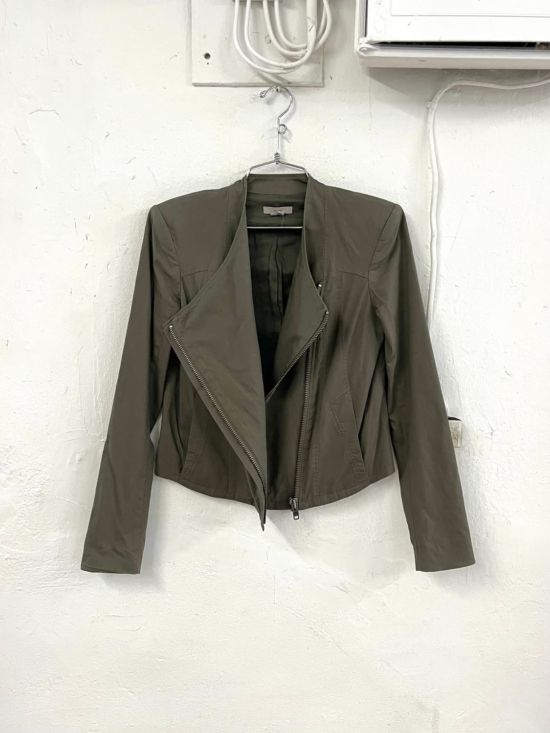 헬무트랭 런웨이 더블 지퍼 밀리터리 모터 자켓 상품이미지4