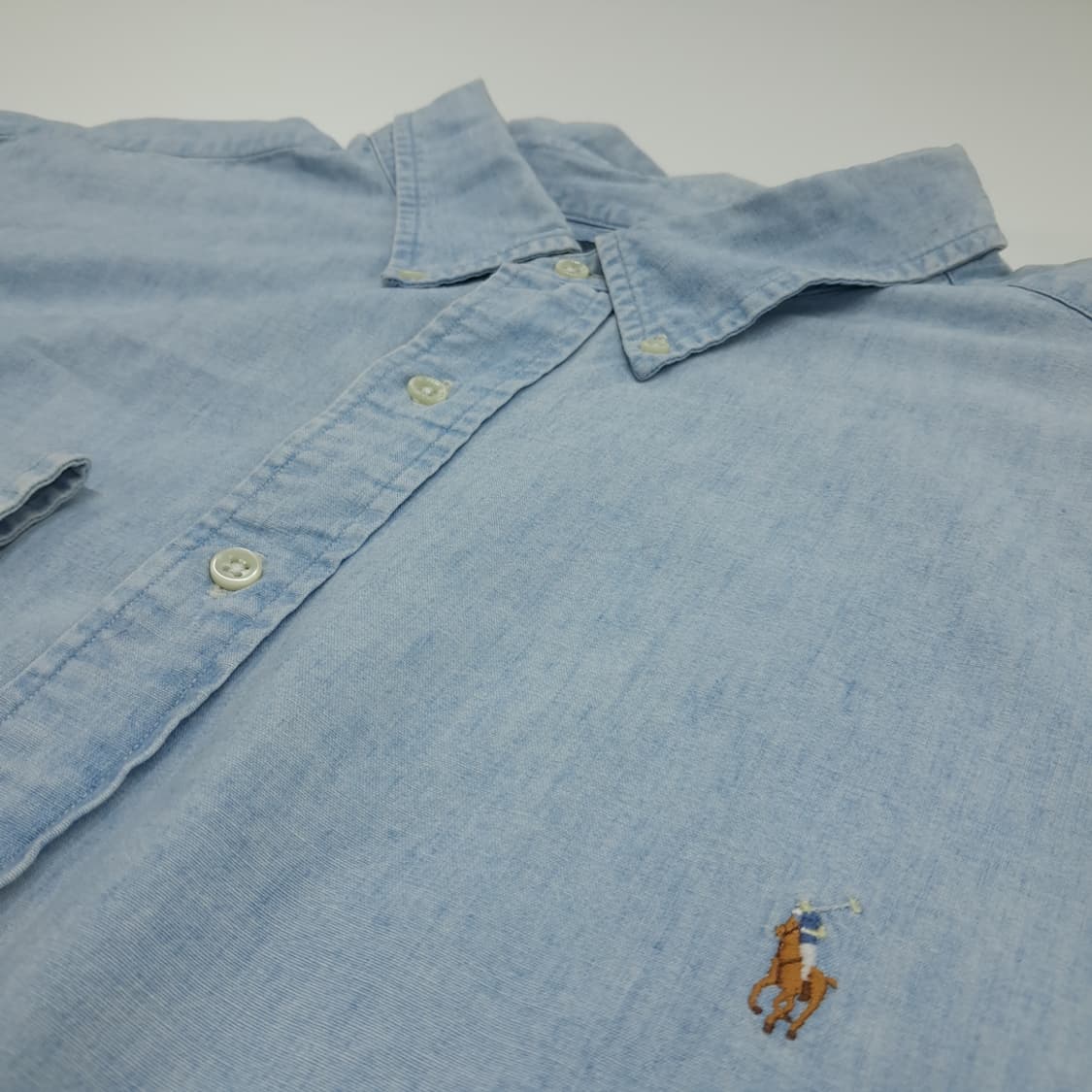 CN794 4XB 폴로 랄프로렌 샴브레이 긴팔 셔츠 남방 상품이미지5