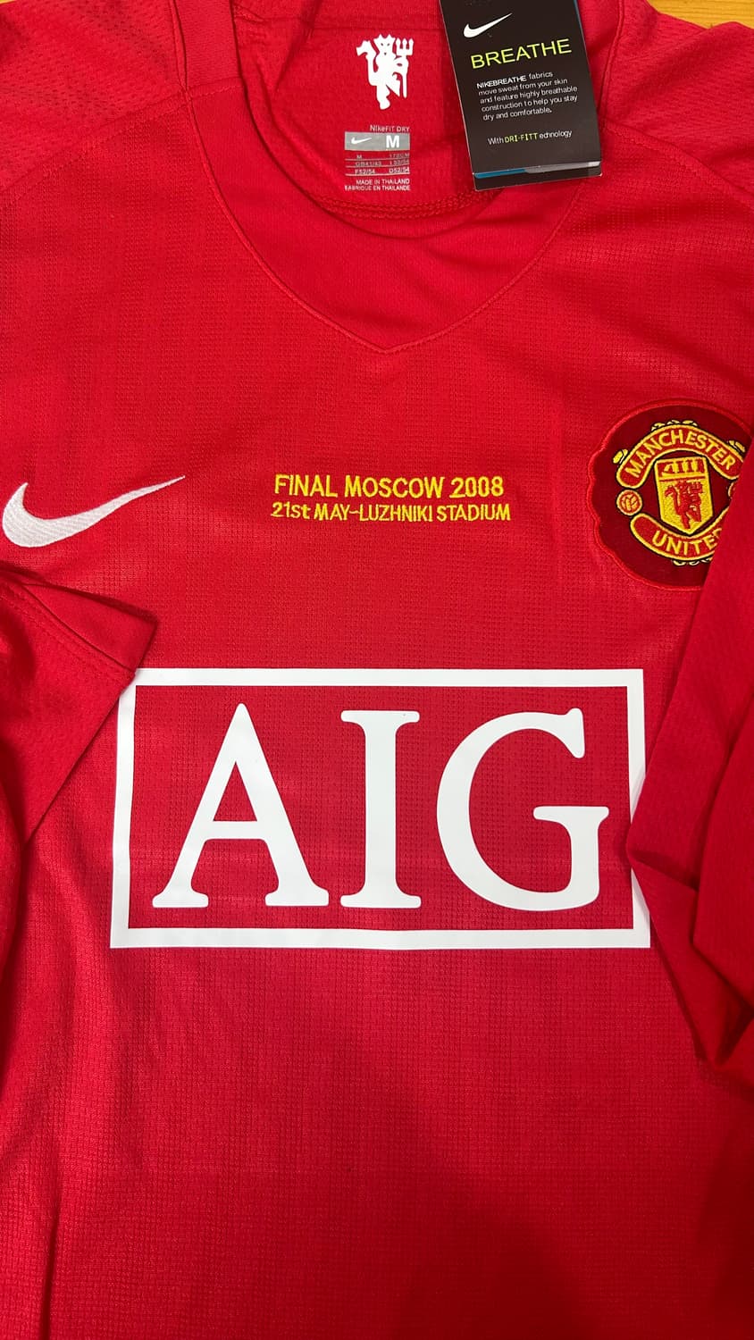 레트로 맨체스터유나이티드 홈 호날두 유니폼 긴팔 상품이미지2