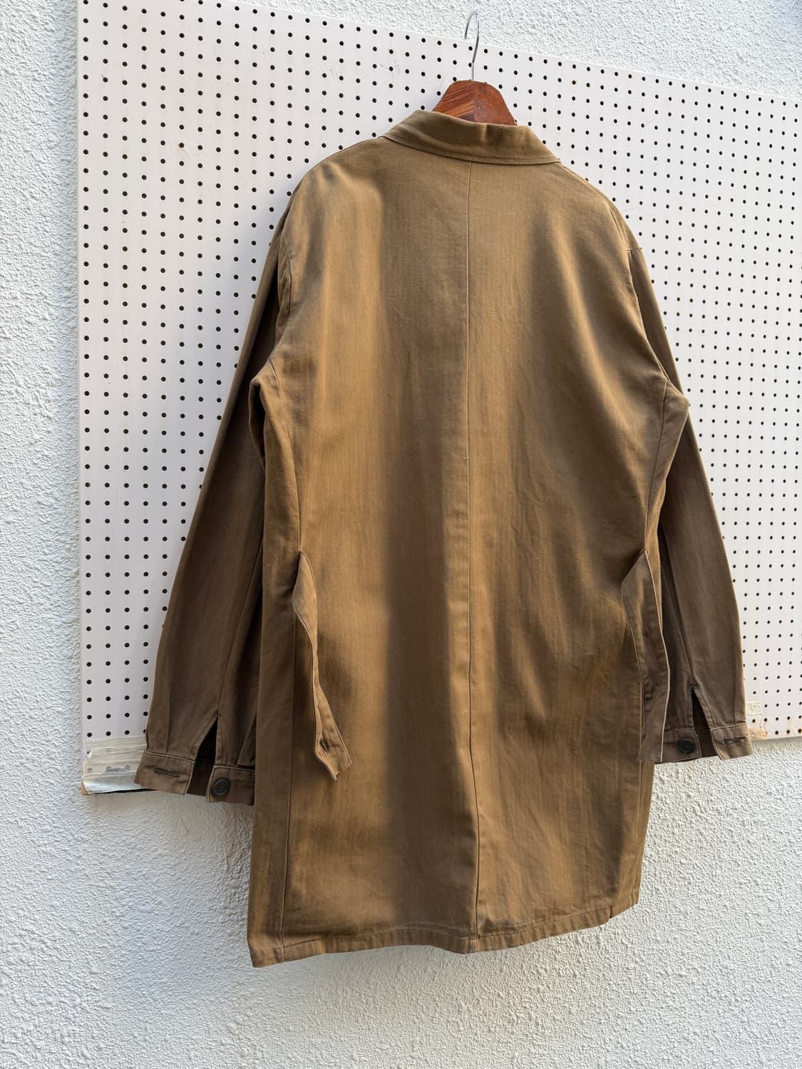 OLD EURO HBT WORK SHOP COAT 헤링본 워크코트 상품이미지10