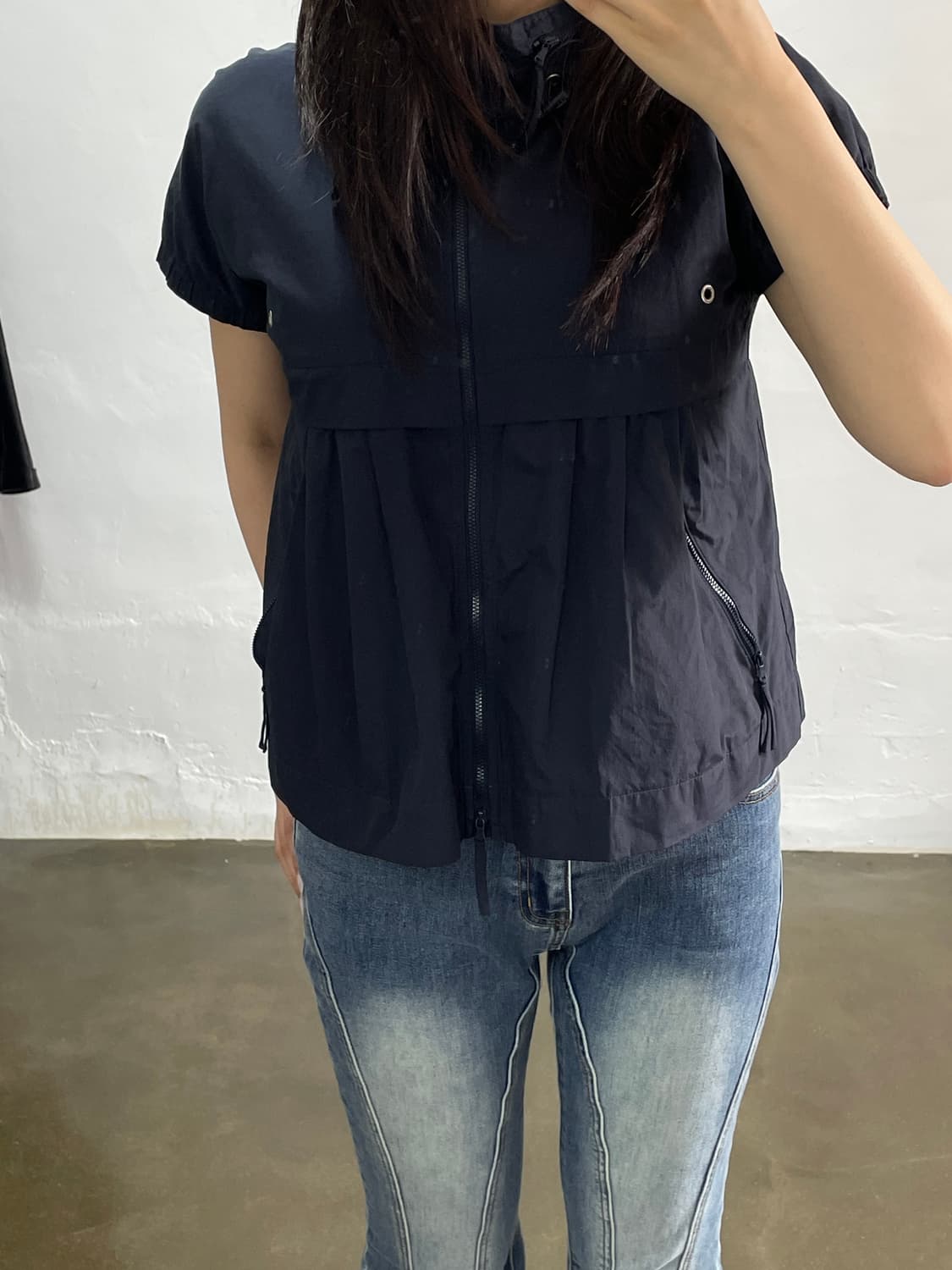 모스키노 칩앤시크 블랙 후드 집업 자켓 40 상품이미지3