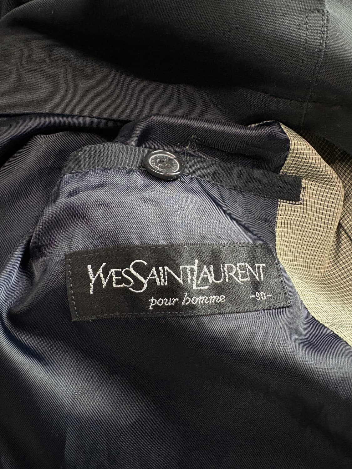 90s YSL 입생로랑 아카이브 블루종 자켓 4527 상품이미지5