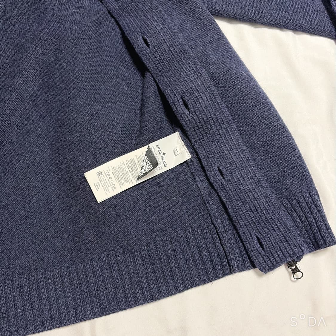 스톤아일랜드 램스울 가디건 네이비 M 상품이미지9