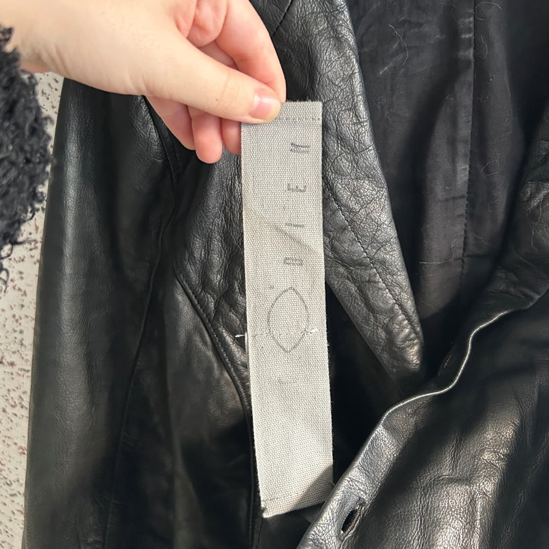 Carpe Diem 2001 Leather Tailored Jacket 상품이미지6