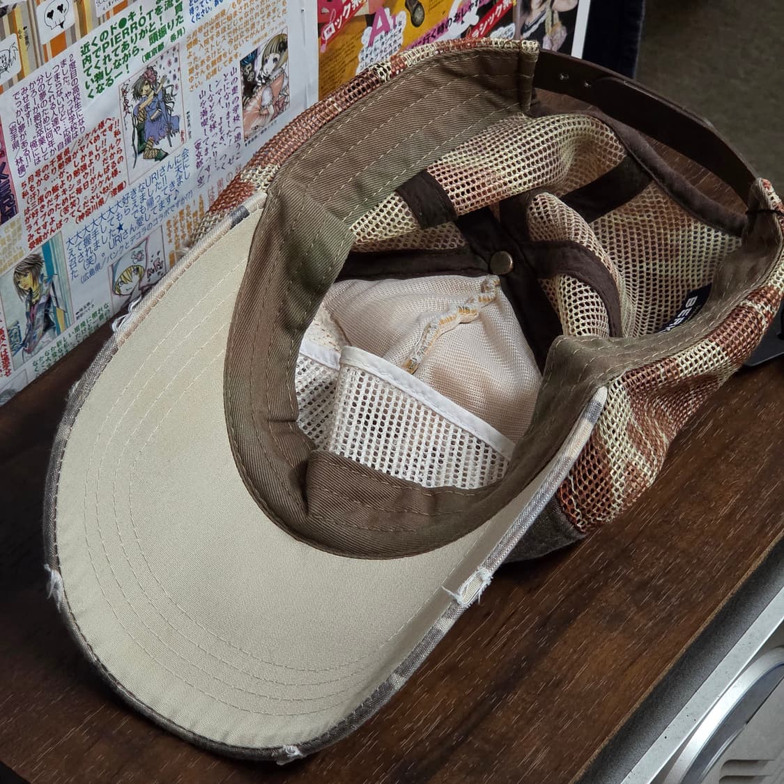 빈티지 밀리터리 카모 메쉬 볼캡 상품이미지7