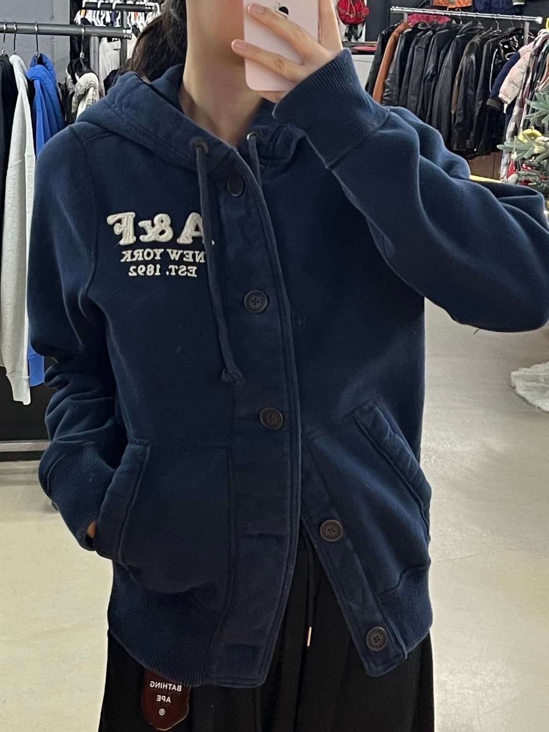 아베크롬비 후드 가디건 상품이미지2