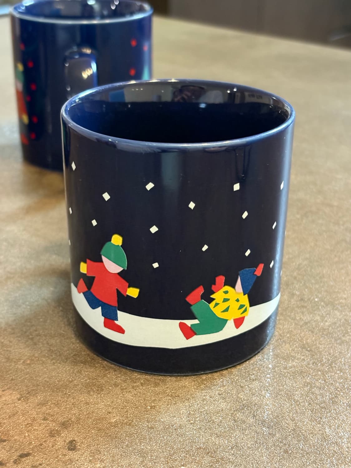 빈티지 크리스마스 머그컵 6개 세트 상품이미지5