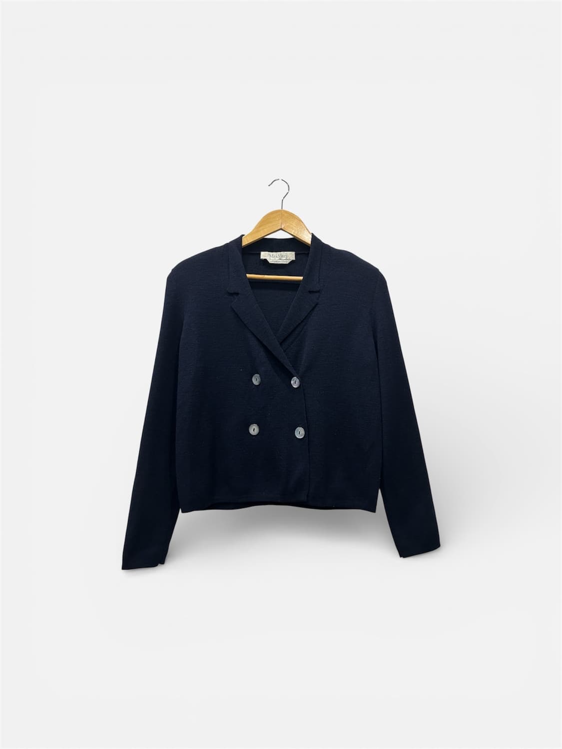 막스마라 네이비 울 더블버튼 가디건 자켓 55-66 상품이미지1