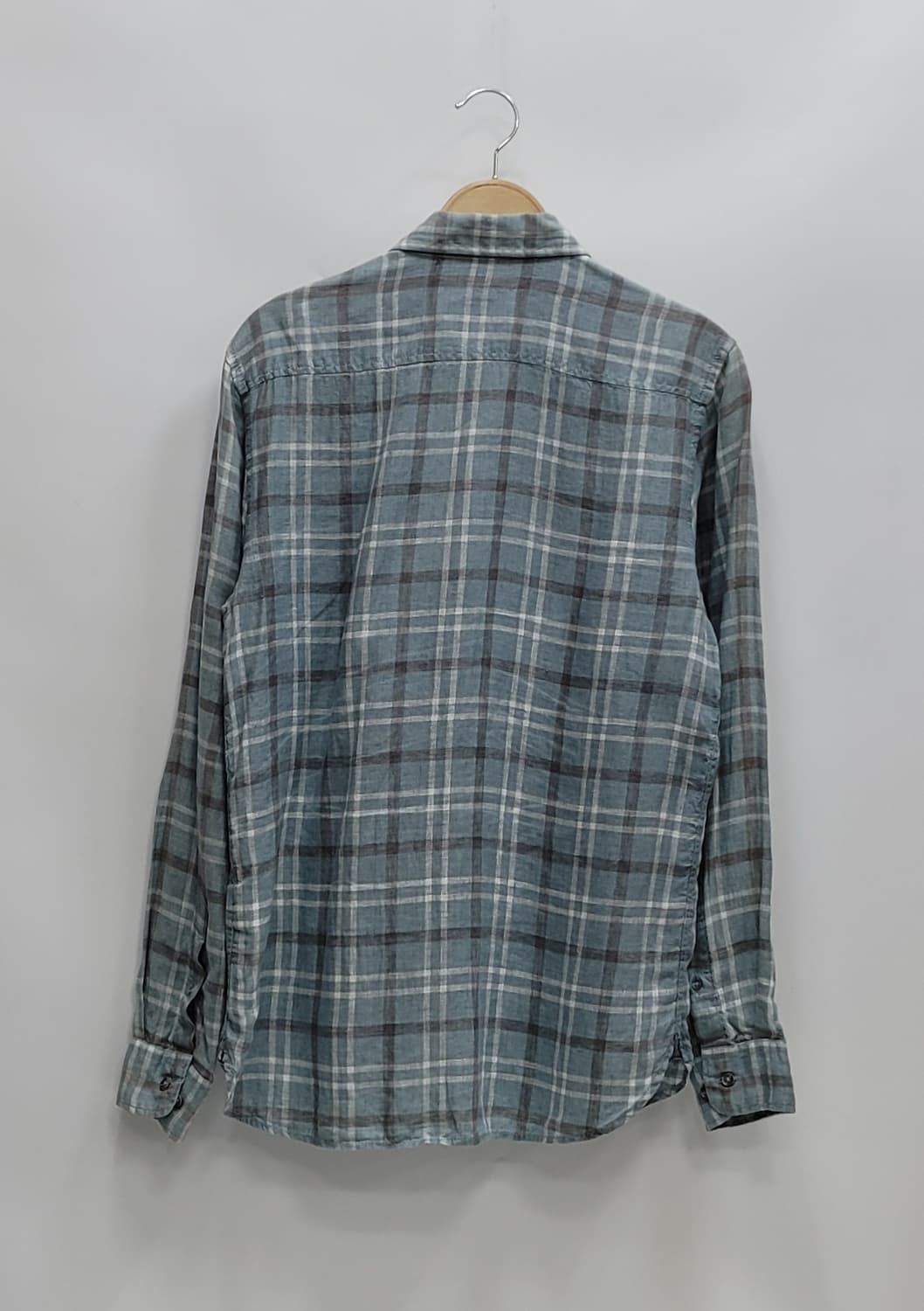 Series 시리즈 컴포트 피그먼트 린넨 체크 셔츠 / 남 95 BUX
 상품이미지2