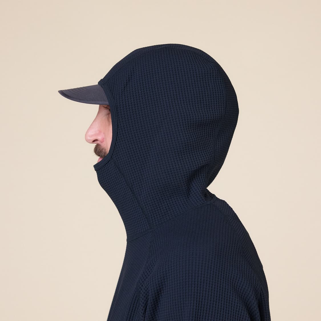 Goldwin WF Light L/S 후드티 블랙 상품이미지5